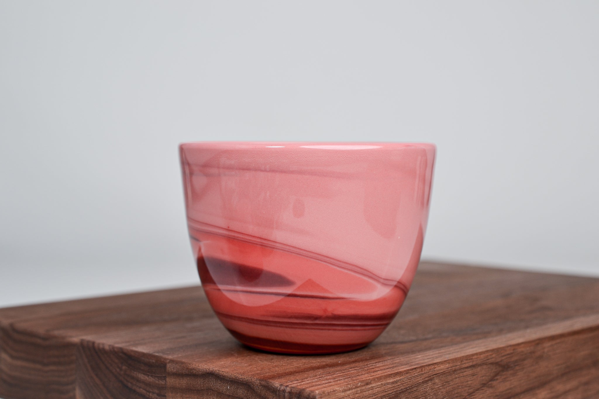 Smoke cup, momoiro pink&red - 200ml  glossy version