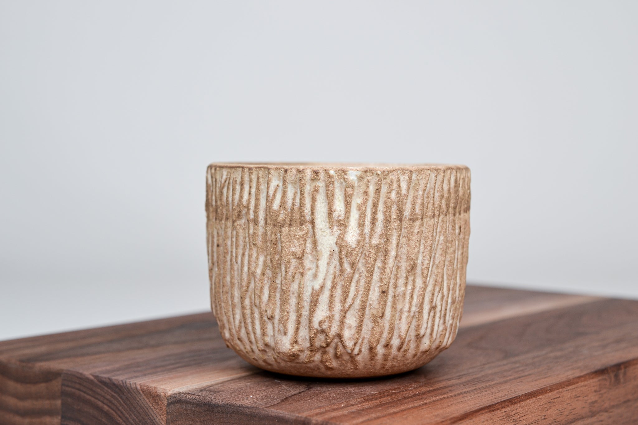 Structured coffee cup, miracle bark