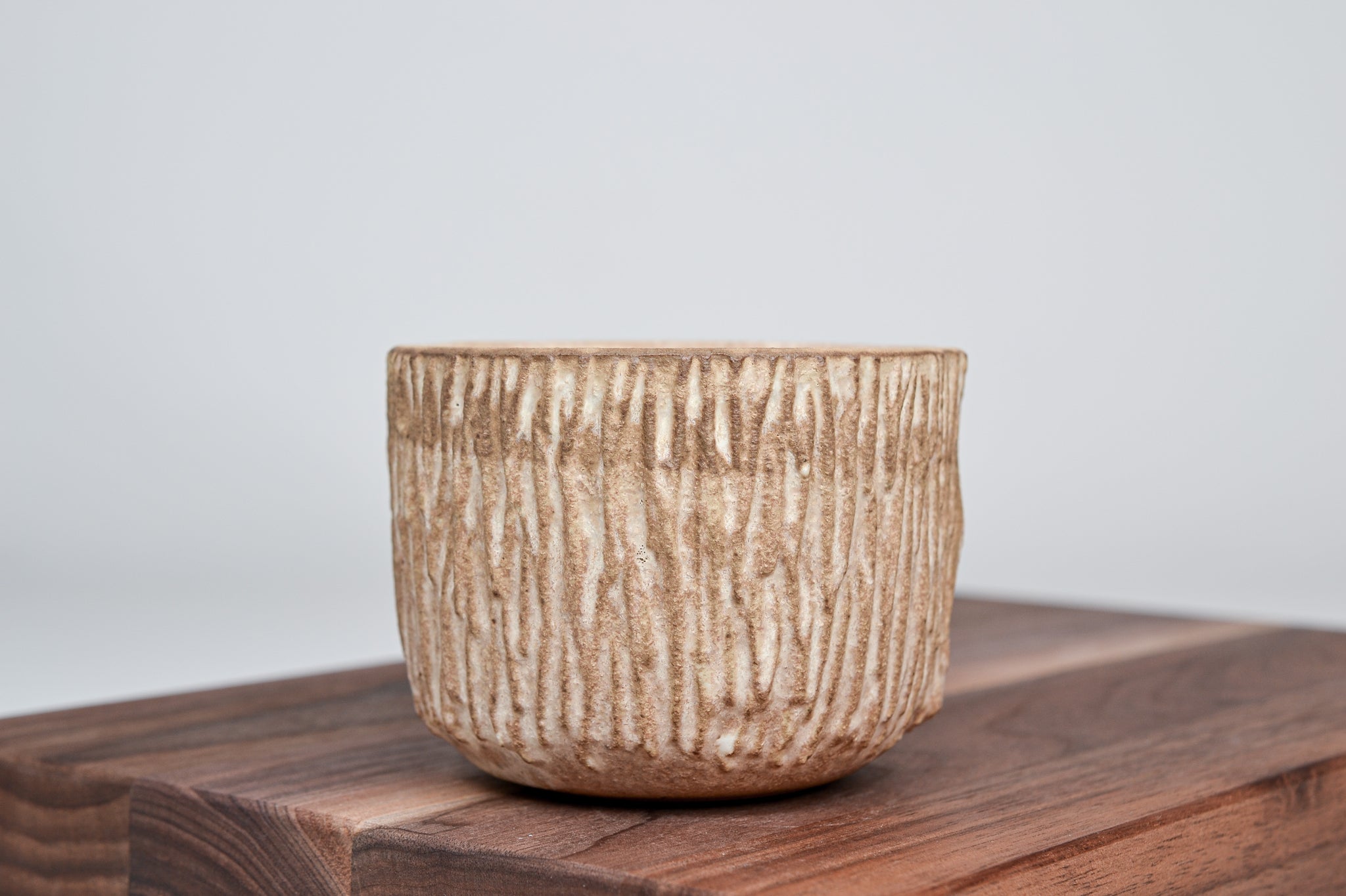Structured coffee cup, miracle bark