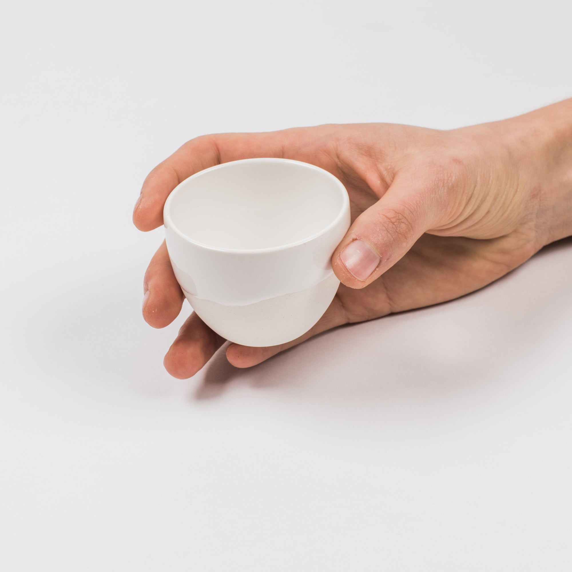 Simple white cup