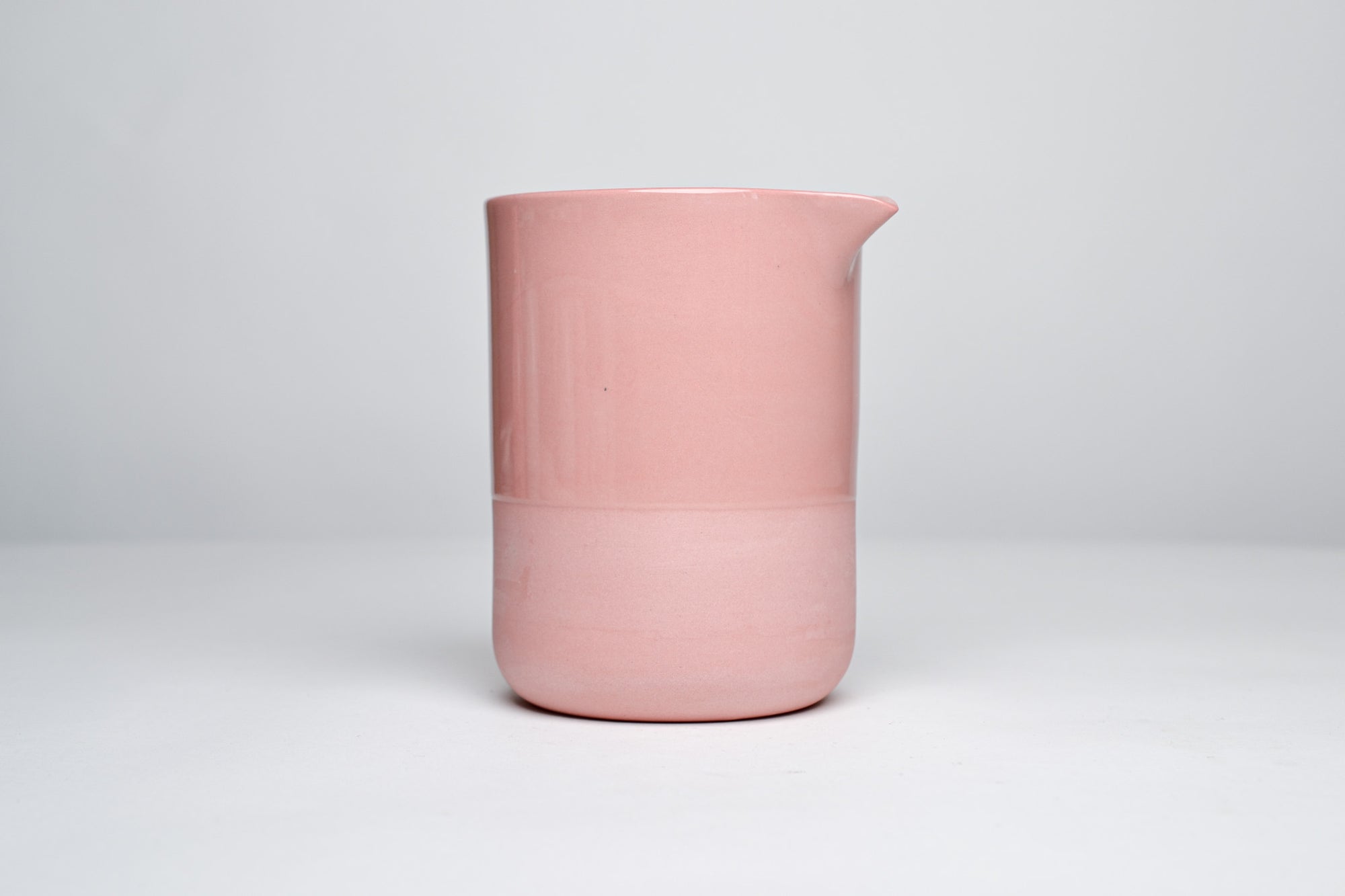 Simple pink jug with cup