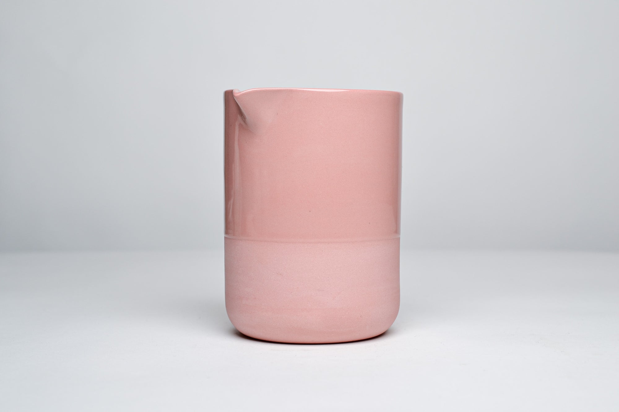 Simple pink jug with cup