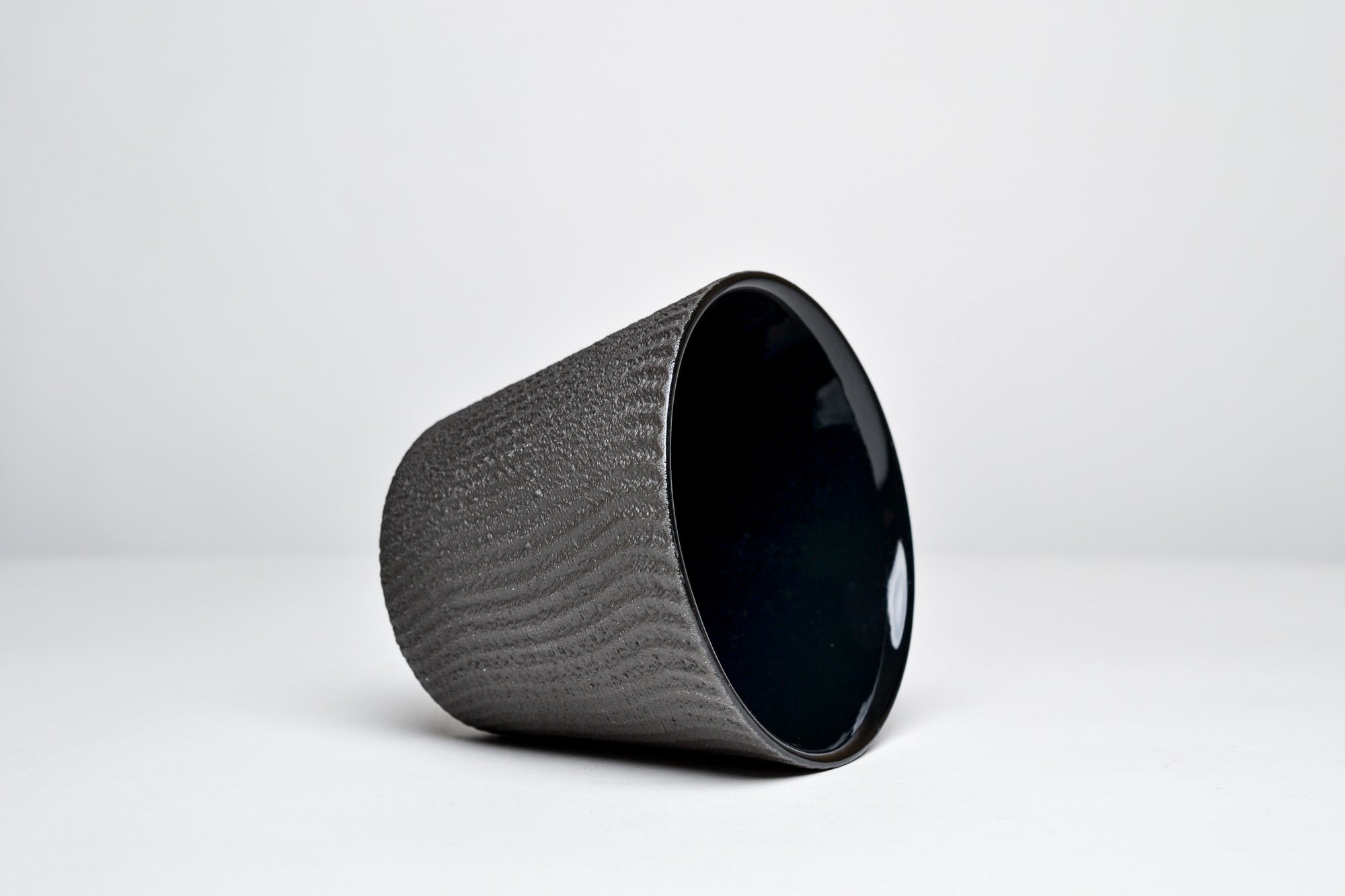 Fiber latte cup, black
