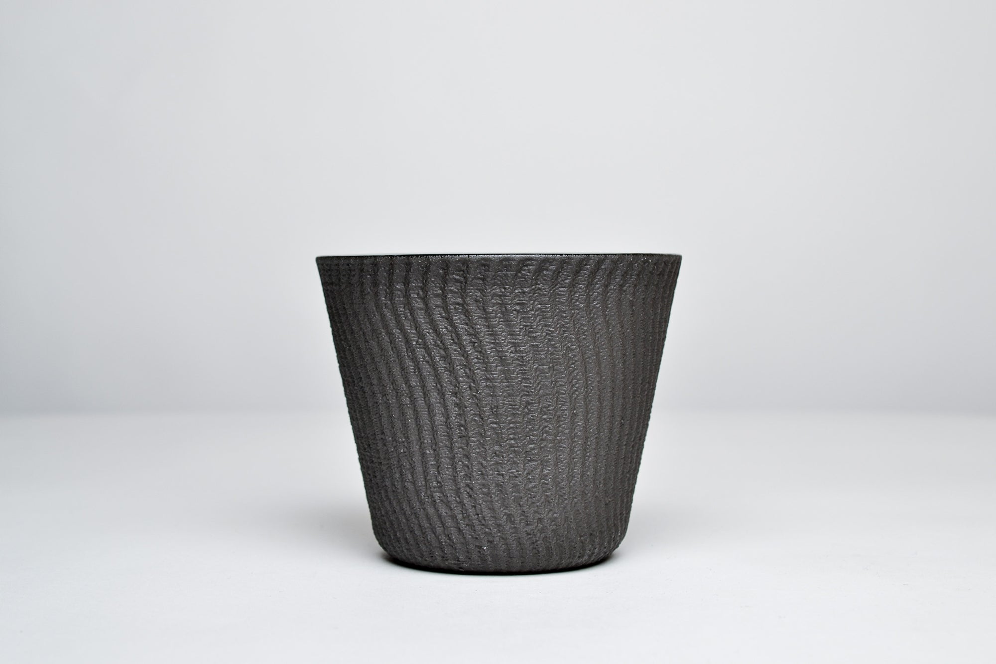 Fiber latte cup, black