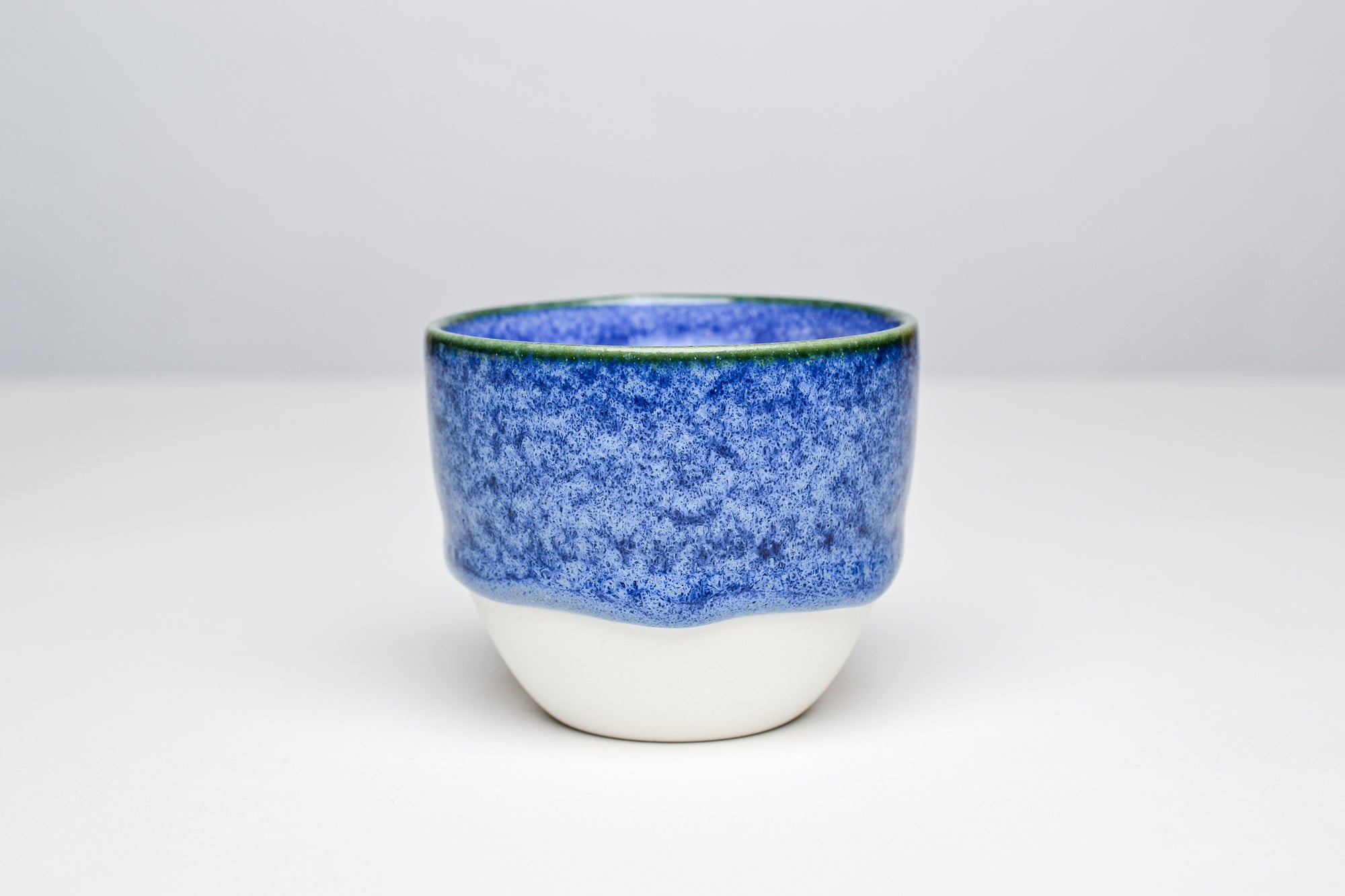 Simple blue cup