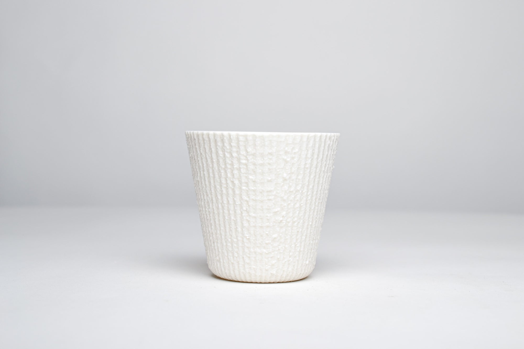 Fiber porcelain cup