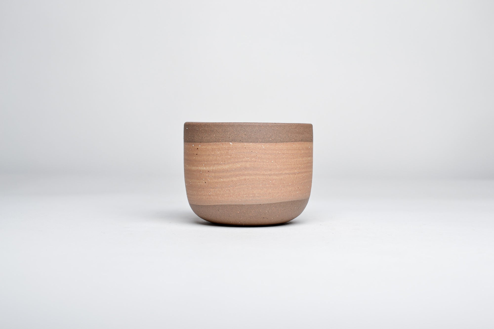 Simple cup, white line, 130ml