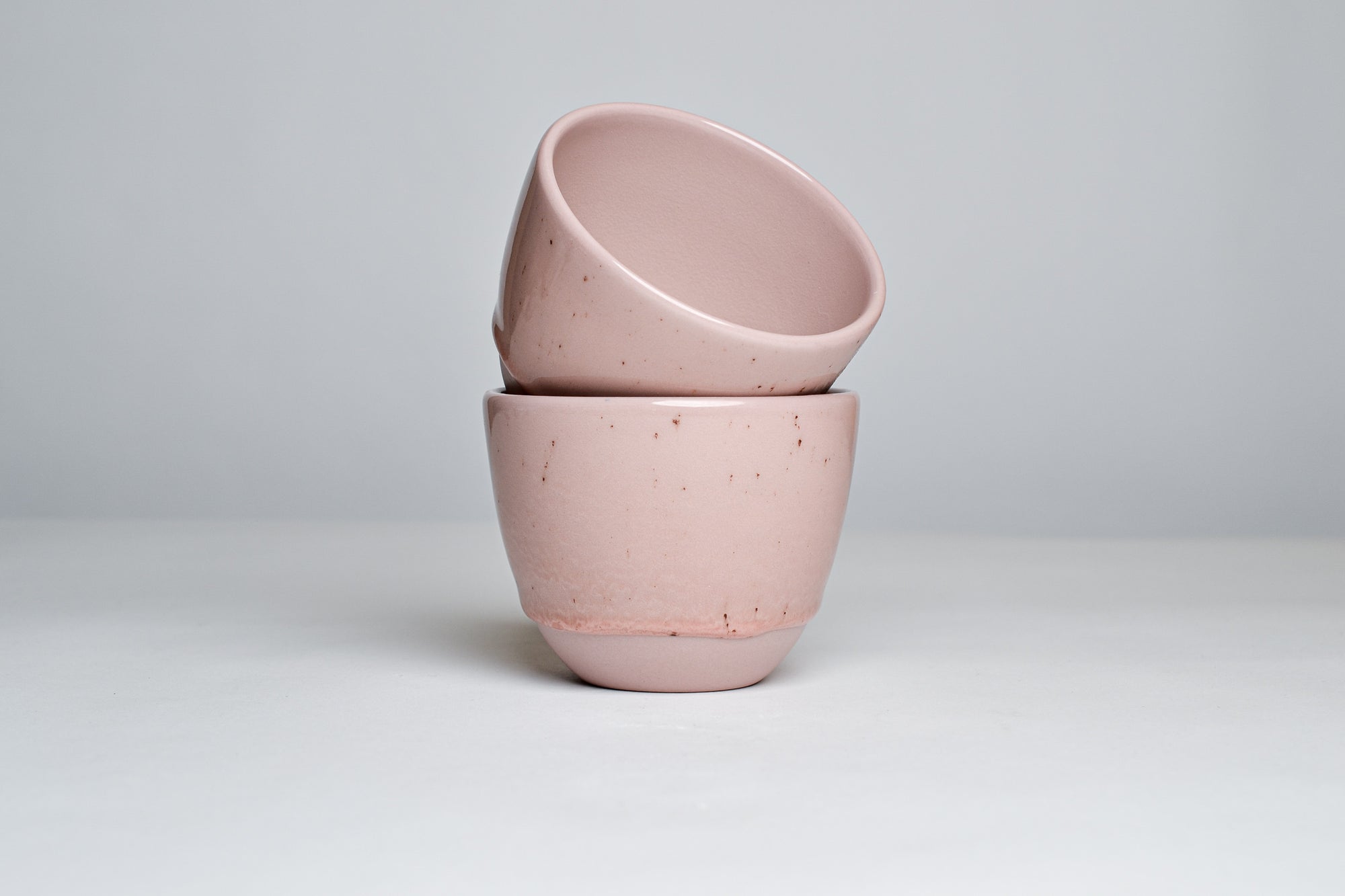 Simple Queen pink cup with little dots
