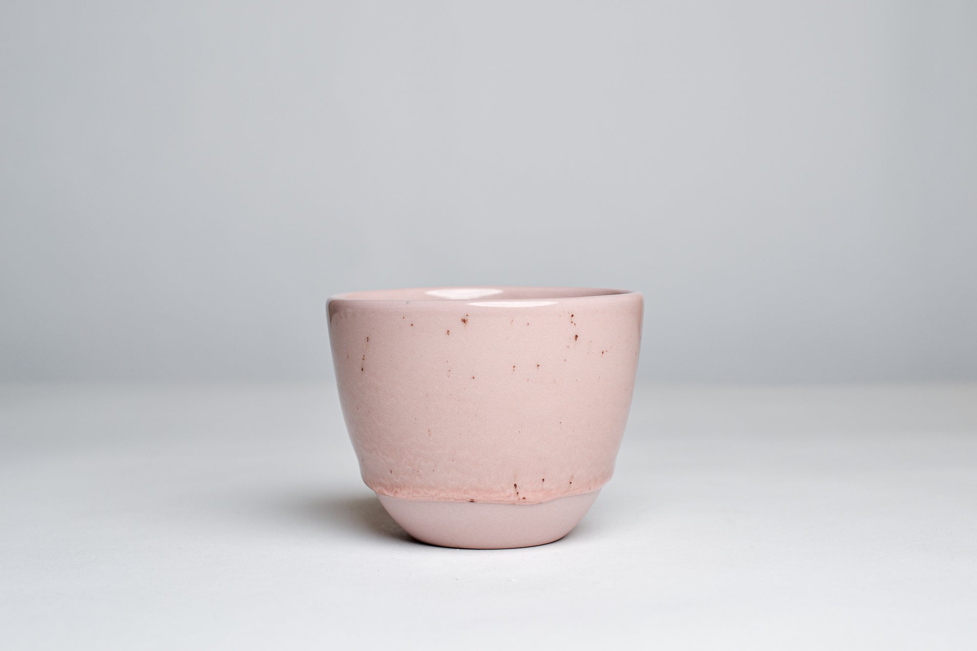 Simple Queen pink cup with little dots