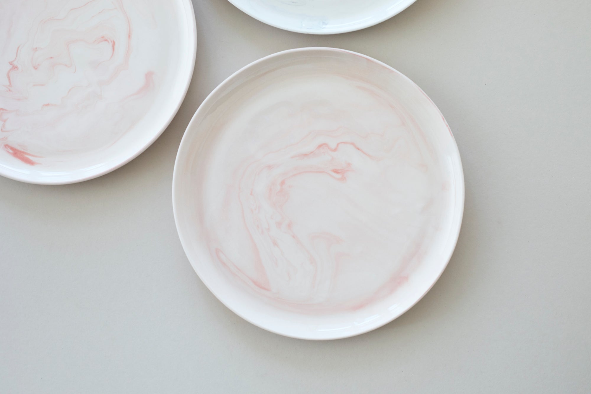 Porcelain marble plate