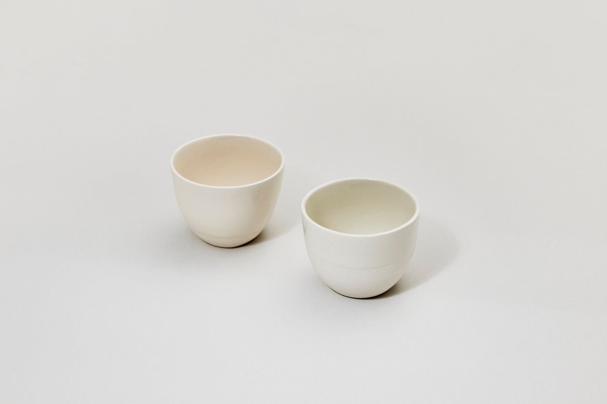 Simple cups, beige set