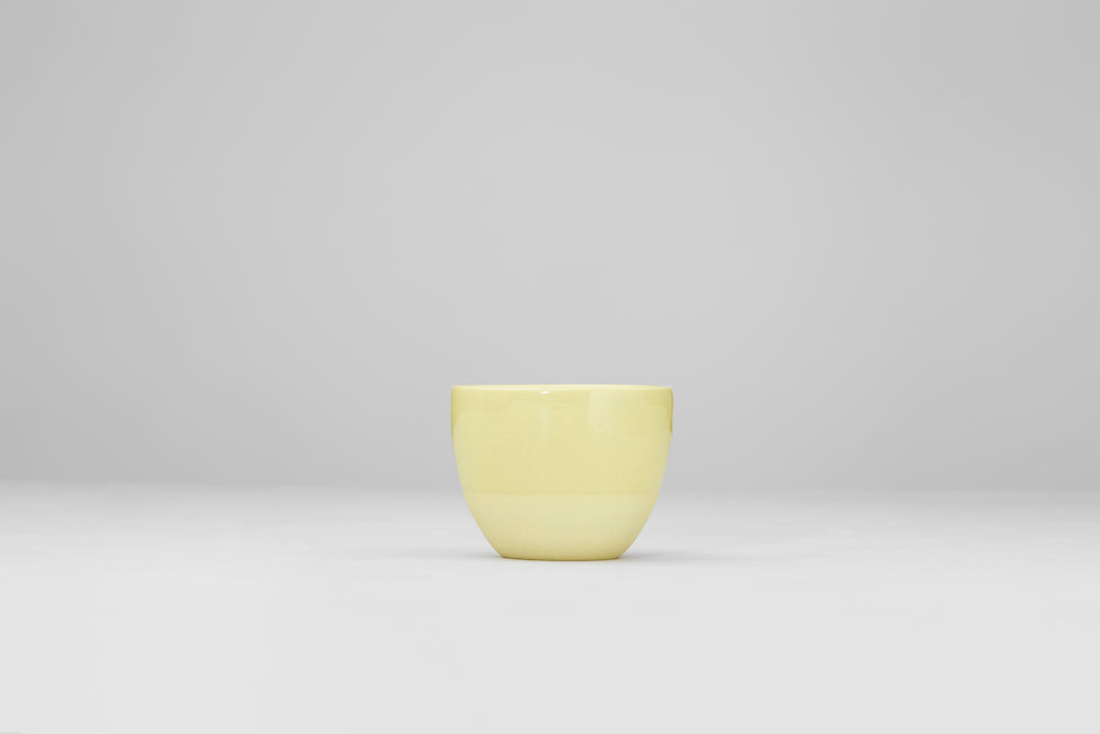 Simple yellow cup