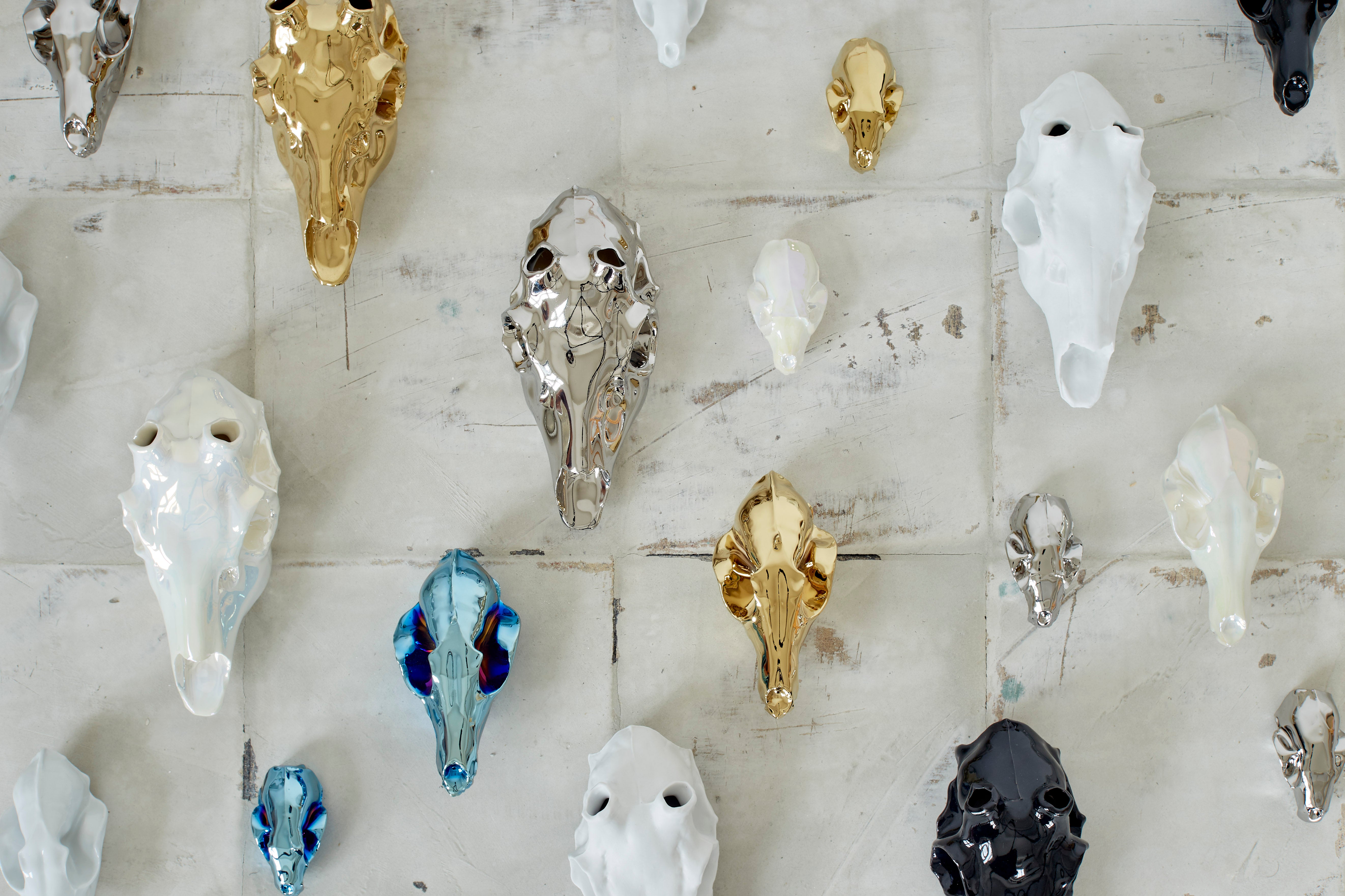 Gold skull - weasel