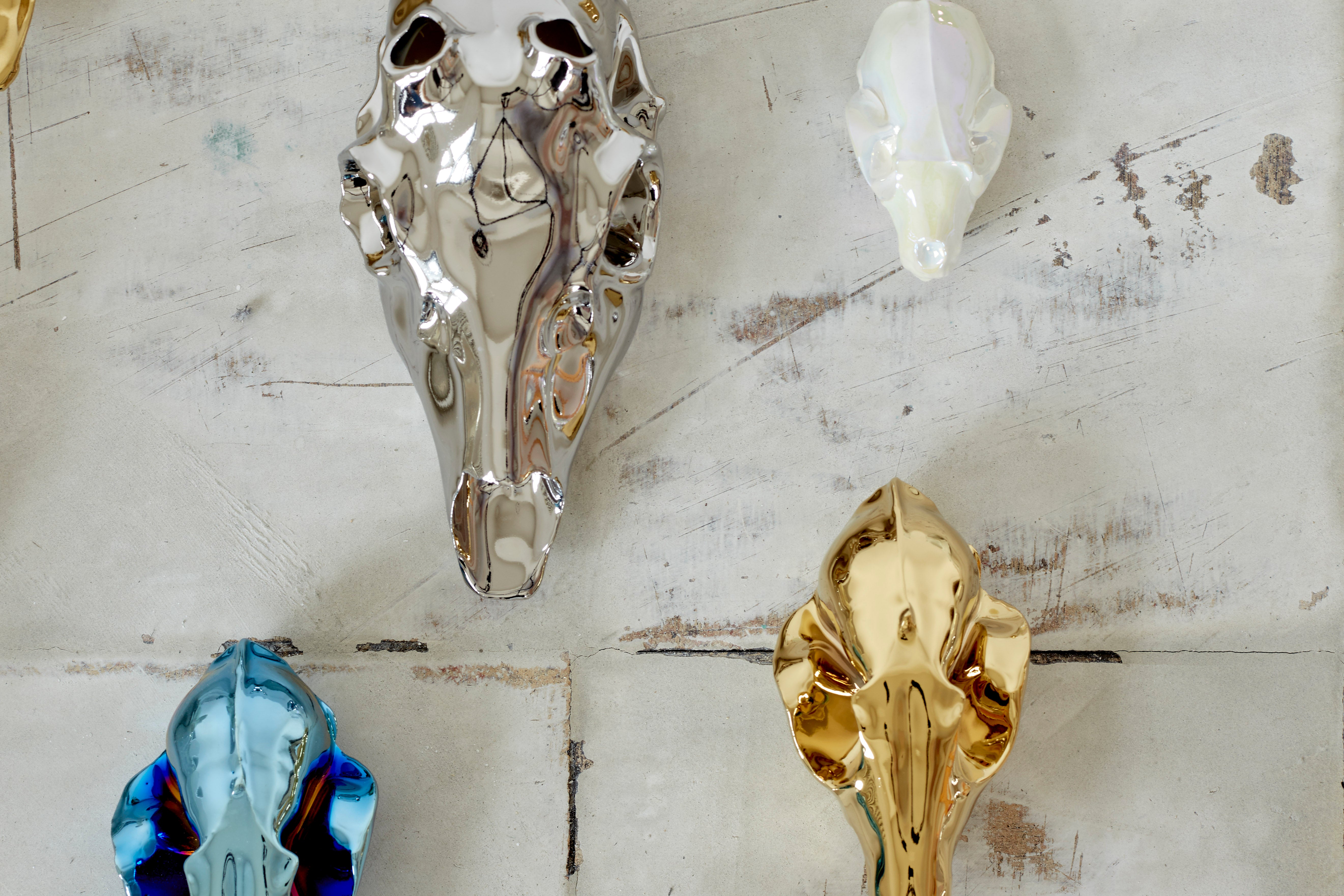Gold skull - weasel