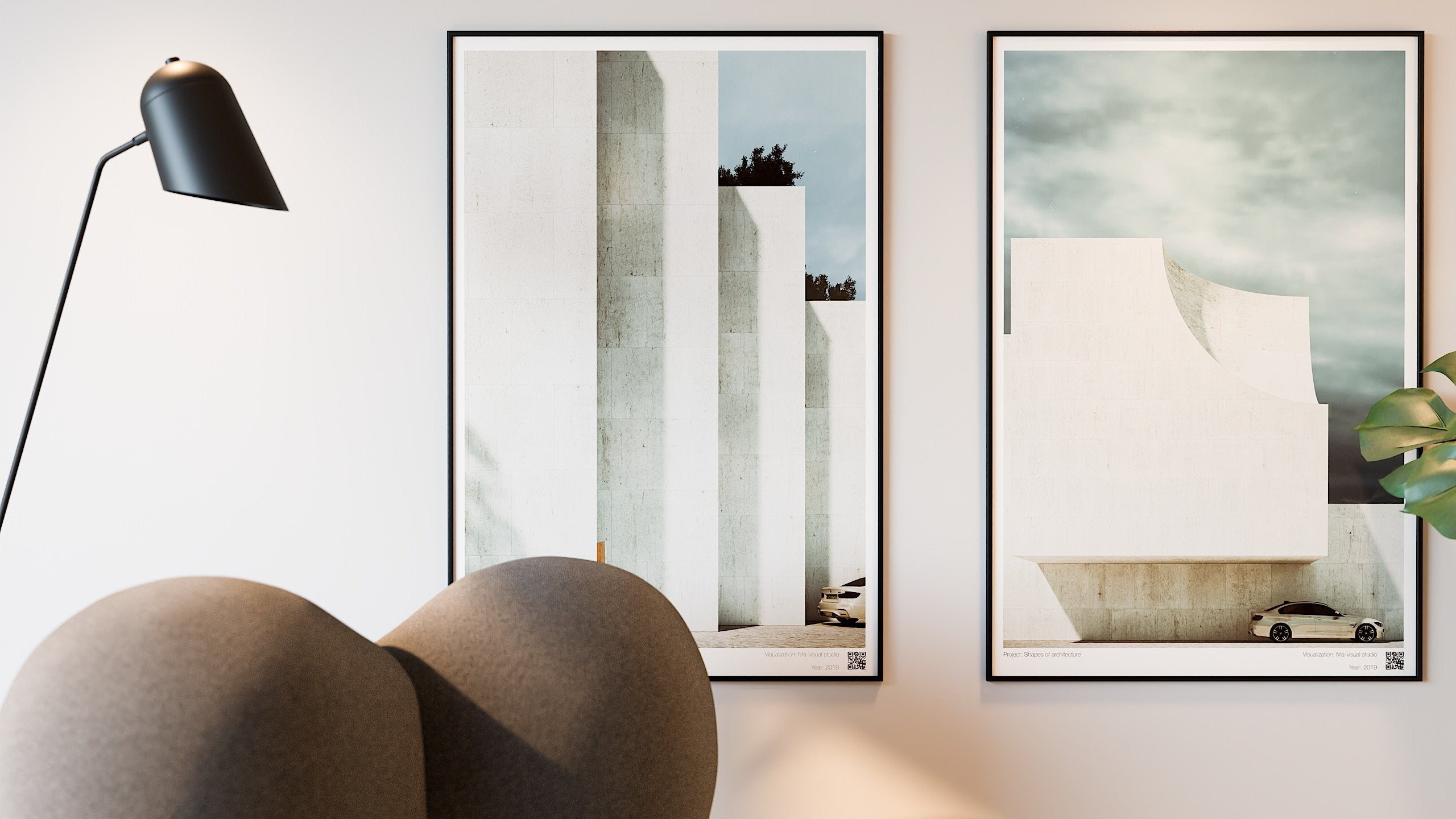 Shapes of architecture poster #4