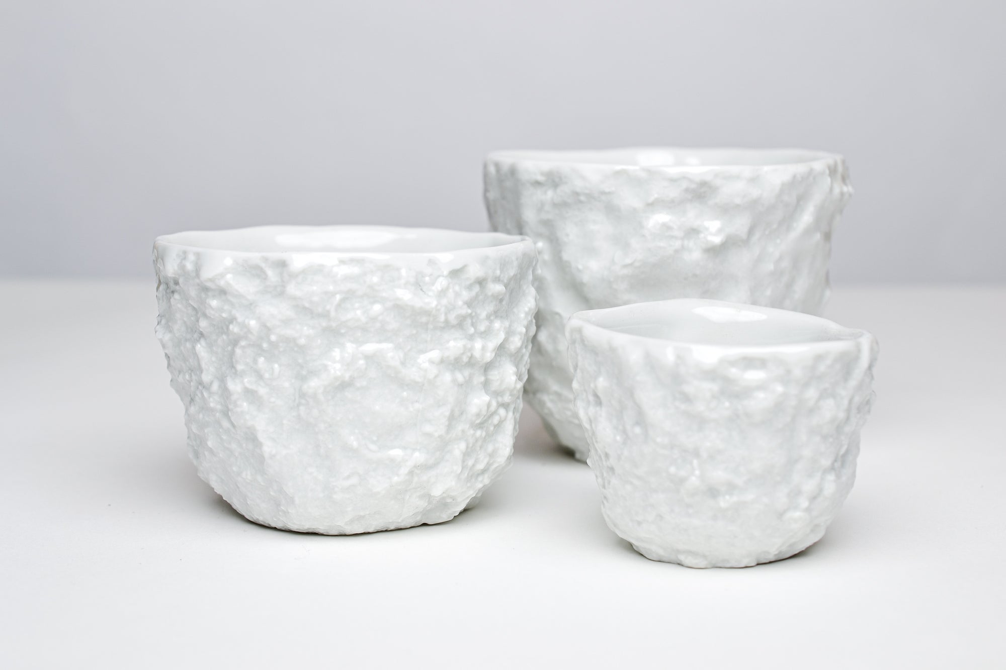 Stone age cup - white